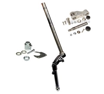 Forcella completa di braccio oscillante e perno ruota POLINI EVOLUTION specifica per Vespa 50/ 50 Special/ ET3/ Primavera