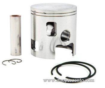 Pistone POLINI per 177cc alluminio, d63mm, 2 segmenti "C", per Vespa PX125-150/ Lusso/ MY/ GTR/ TS/ Sprint Veloce
