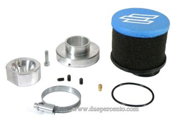 Kit filtro aria POLINI carburatore SI 24/24, SI 26/26 per Vespa PX200/ P200E/ PX200/ 200 Rally/ Lusso/ '98/ MY/ Cosa200