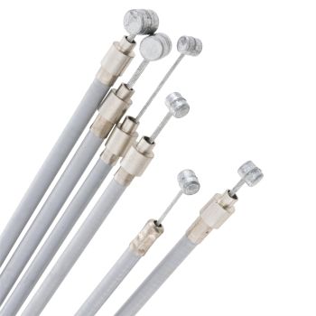 Kit cavi e guaine grigie SIP PTFE per Vespa 50/ 50 Special/ ET3/ Primavera/ PK50-125