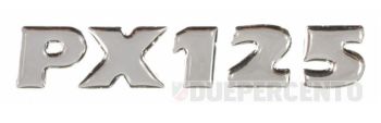 Targhetta "PX125", adesiva, per cofano Vespa PX125 E '98/ Millenium