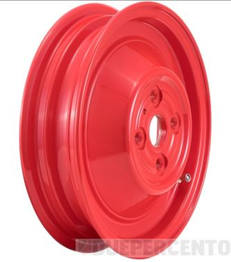 Cerchio chiuso in lega, tubeless SIP PERFORMANCE rosso 2.15-10 per Vespa 50 N/ L/ R/ 90