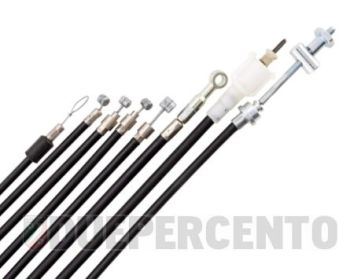 Kit cavi guaine SIP PREMIUM, PTFE, nero per Vespa PX125-200 E Lusso/'98/MY/'11