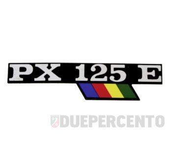 Targhetta "PX125E", per cofano per Vespa PX125 E Lusso/EFL/Arcobaleno