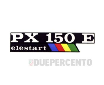 Targhetta "PX150E Elestart", per cofano per Vespa PX 150 E Lusso/EFL/Arcobaleno