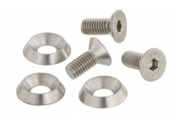 Kit viti M5x16 mm, SIP PERFORMANCE a brugola, testa svasata, per statore per Vespa 50/ L/ R/ N/ 50 Special/ ET3/ PV / PK50-125/ XL/ ETS/ PX125-200/ P200E/ Rally/ GTR/ TS/ Sprint/ GL/ GS/ VNA/ VBB