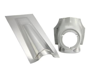 Nasello in lamiera stemma quadro per Vespa 125 GT/​Super/​150 GL/​Super/​180 SS