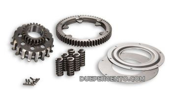 Rapporti secondari 24/63 denti dritti, MALOSSI frizioni 8 molle, per Vespa 180-200 Rally /P200E/ PX200/ Cosa 125-200/ T5