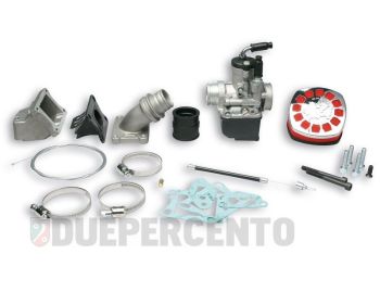 Kit carburatore MALOSSI PHBL 25B aspirazione lamellare al carter 2 fori per Vespa 50/ 50 Special/ ET3/ Primavera