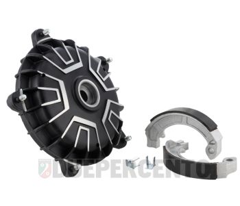 Tamburo freno posteriore FA ITALIA SPORT sede paraolio 31.5mm per Vespa T5/ PX125-200 E Lusso/'98/MY/'11