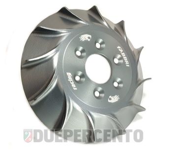 Ventola in alluminio FABBRI RACING titanio anodizzato, 460g per accensione SIP per Vespa 50/ 50 Special/ ET3/ Primavera/ PK50-125/ S/ XL/ XL2/ ETS