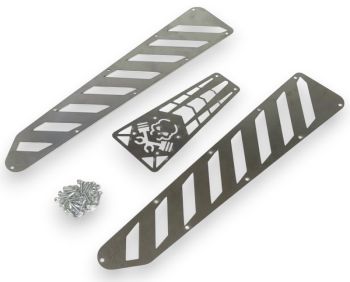 Set pedane BOLLA ELABORAZIONI classic mod. A, in acciaio inox, per Vespa 50/ 50 Special/ ET3/ Primavera