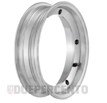 Cerchio in lega tubeless 2.0 SIP PERFORMANCE 2.50-10 alluminio lucido per Vespa 50/ 50 special/ ET3/ PX125-200/ P200E/ Rally 180-200/ T5/ GTR/ TS/ Sprint