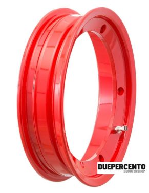 Cerchio in lega tubeless 2.0 SIP PERFORMANCE 2.10-10 rosso per Vespa 50/ 50 special/ ET3/ PX125-200/ P200E/ Rally 180-200/ T5/ GTR/ TS/ Sprint