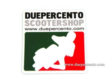 Adesivo Duepercento scootershop Corse - 65x63