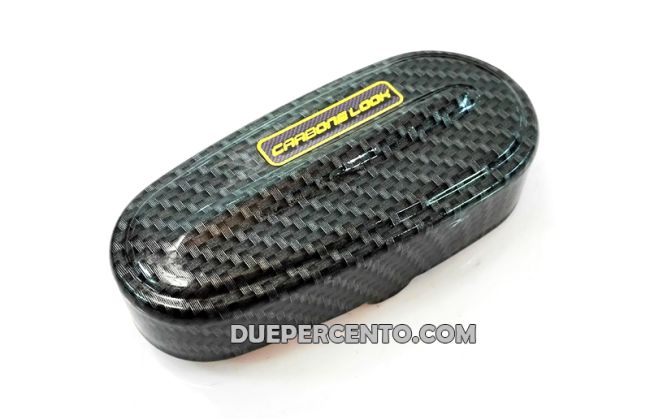 Coperchio mozzo in alluminio/carbon look per Vespa 50/ 50 Special