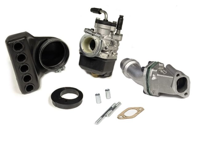 Kit carburatore DELL'ORTO 24 phbl AD e collettore aspirazione