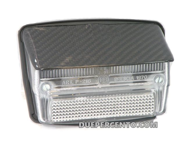 Fanale posteriore BOSATTA completo, trasparente con tettuccio