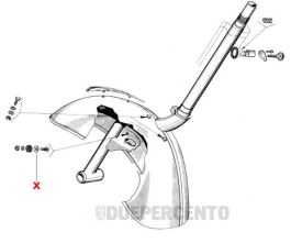 4203 - CIF - KIT ADESIVI SERIE FREGI COFANI E PARAFANGO ELECTRONIC VESPA 125 ET3 - Foto 2